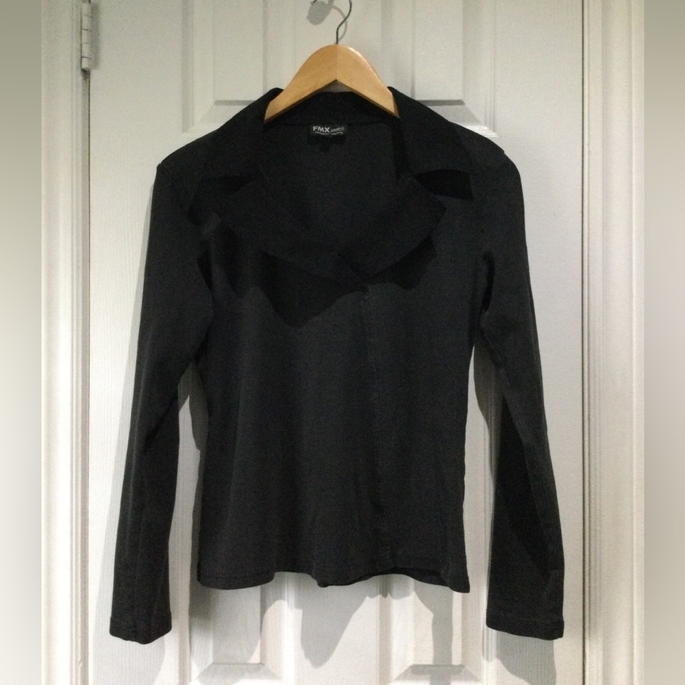 FMX Stretch Women’s Cotton Black Top